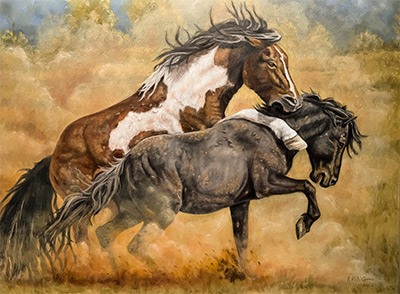 Wild Stallion Battle